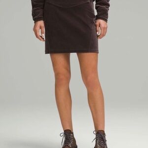 Lululemon NWT Scuba Skirt with Track Jacket SET Corduroy, Size 6 & 4